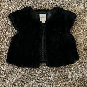 Faux Fur Cardigan